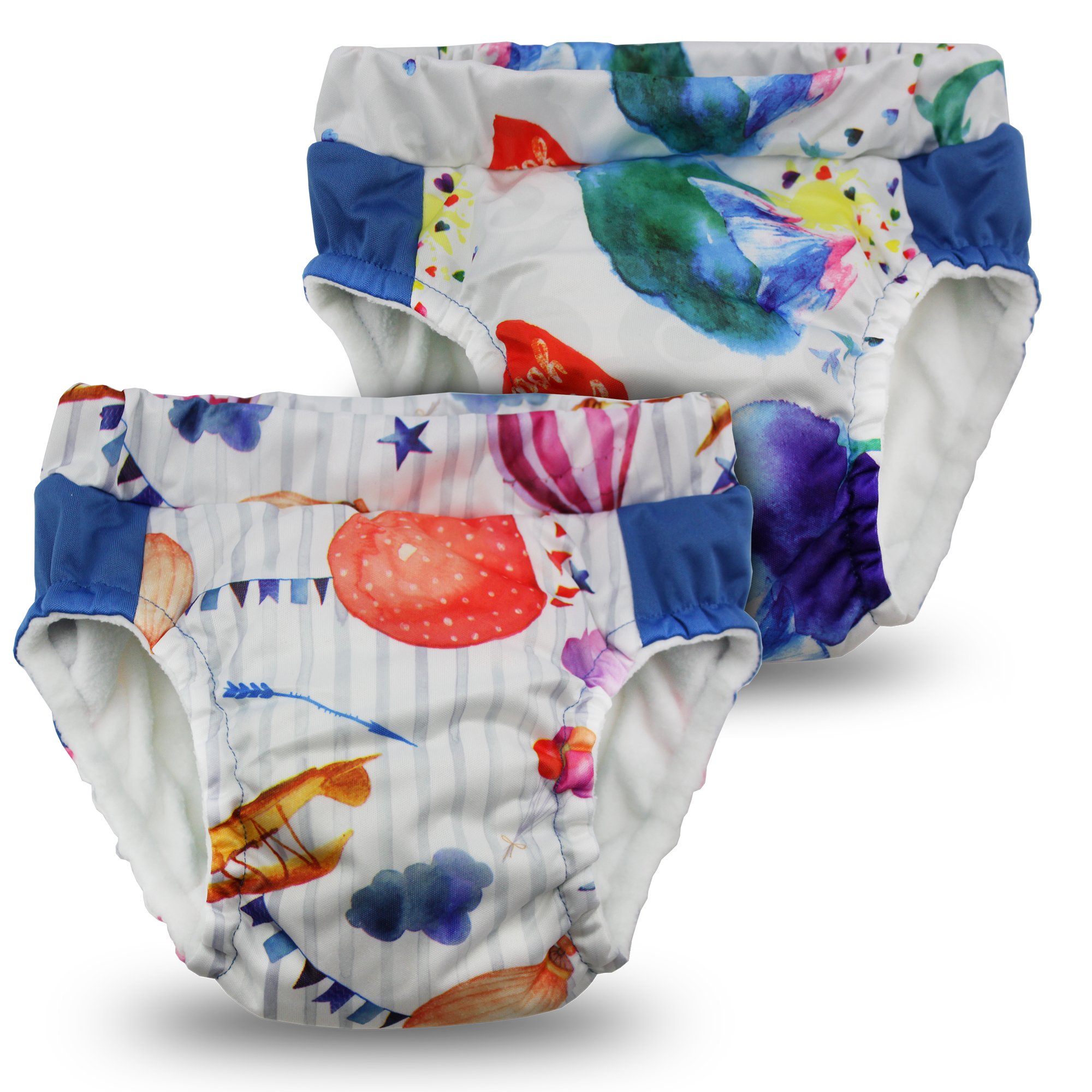 Kangacare Lil Learnerz Diaper, Large, Lava and Soar