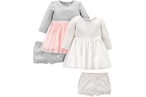 Simple Joys by Carter's Girls' 2-Pack Stretch Rib Dresses