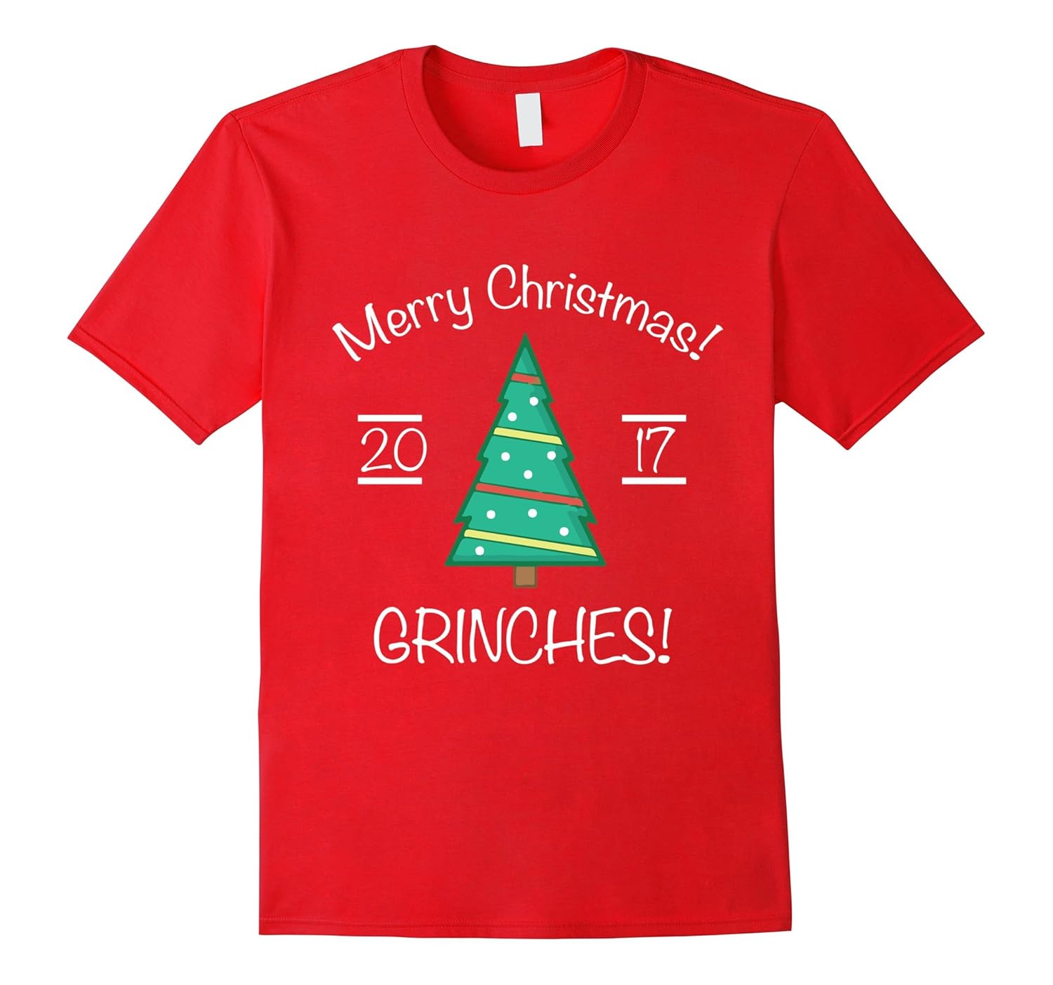 Merry Christmas Grinches Funny Christmas T-shirt-ANZ