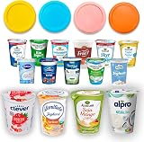XILMARK Reusable Yogurt Pot Lids - Eco-Friendly Silicone Food Covers view 3