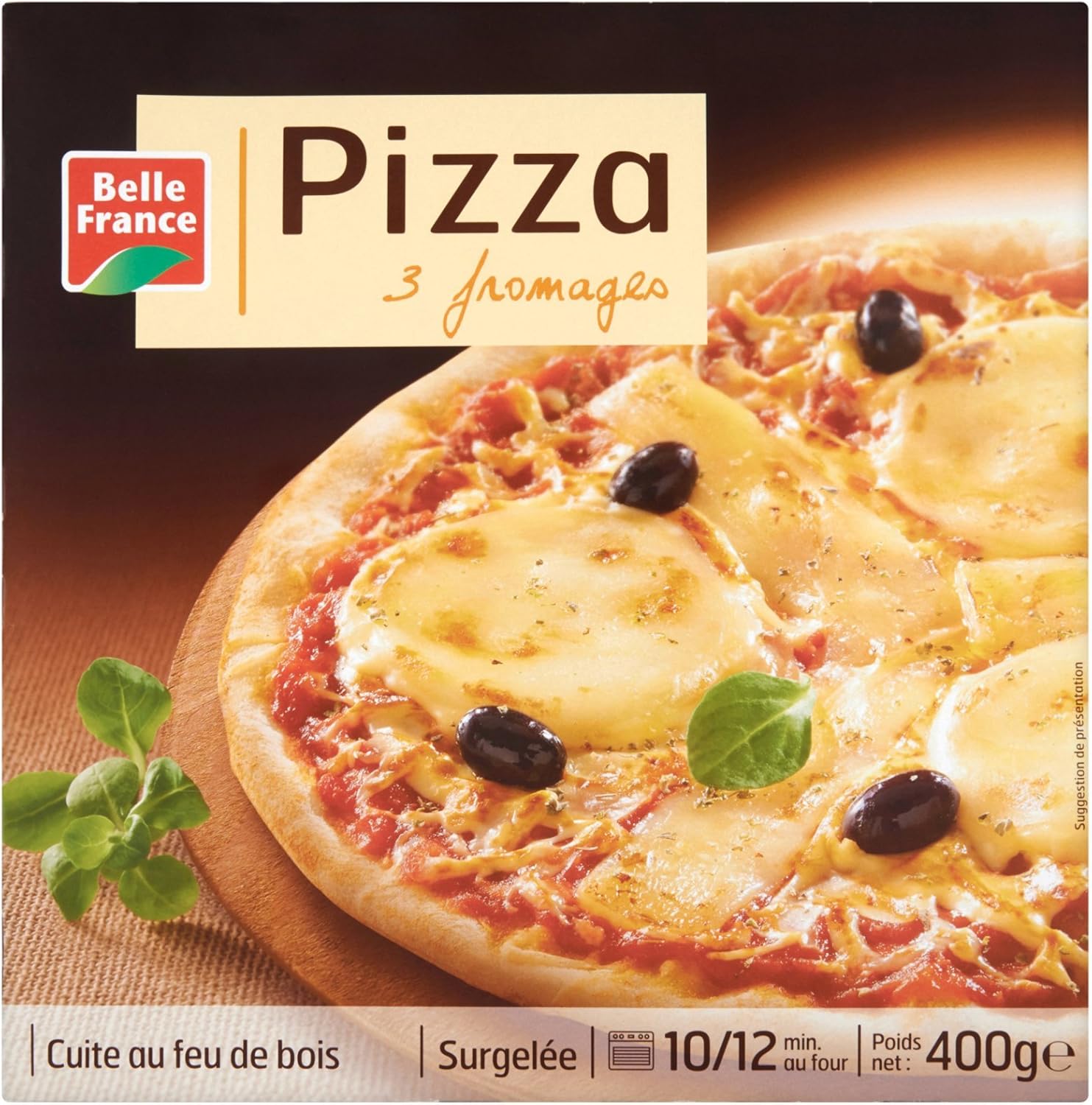 Belle France Pizza aux 3 Fromages 400 g Amazon.fr Chaussures et Sacs