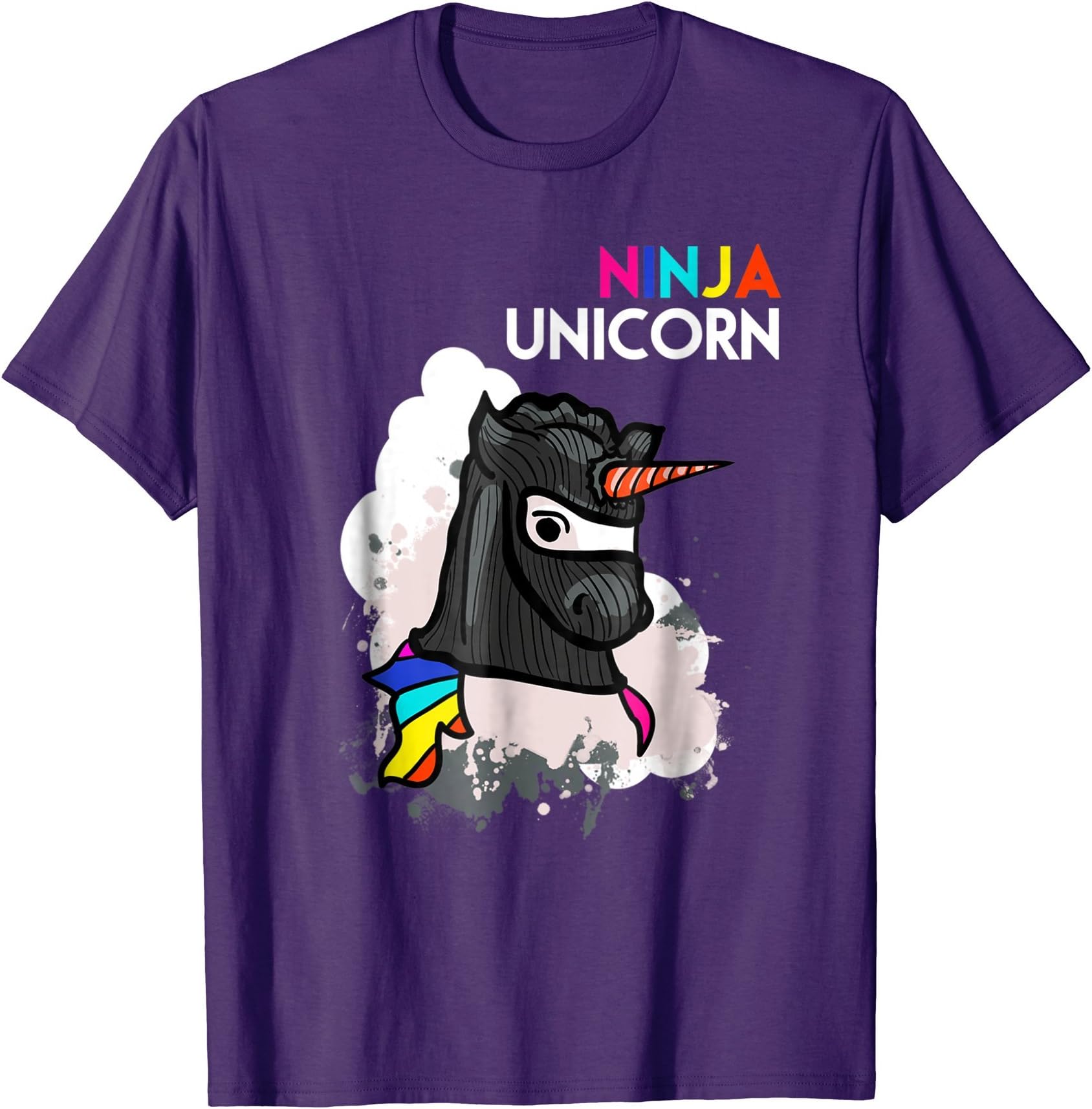 Unicorn Ninja Funny T-Shirt Cool Martial Arts Fighter Gift