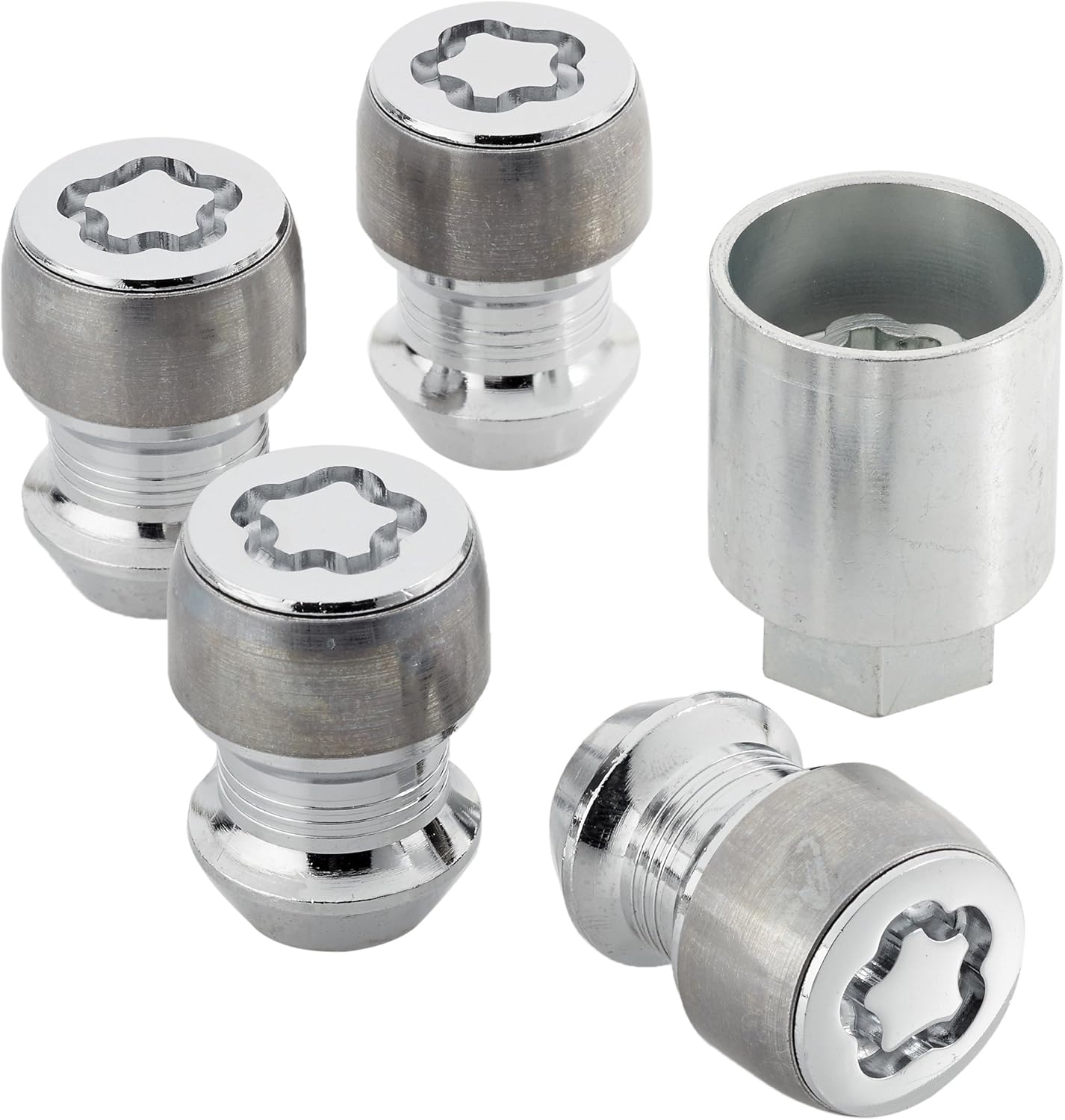 Amazon.fr McGard 24658SL 4 écrous antivol Haute sécu 14x1, 5/60°/ 39mm/ Douille 21mm