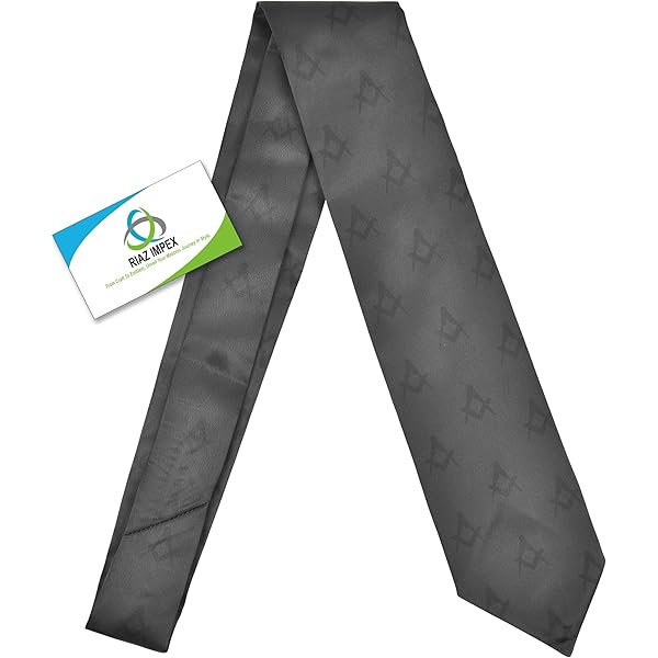 Gravata Masculina Free Masons Steven Harris - Azul Marinho, Microfibra
