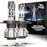RENO H4 Bulb, H4 9003 Fog Lights Bulb, 9003 H4