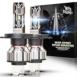 RENO H4 Bulb, H4 9003 Fog Lights Bulb, 9003 H4