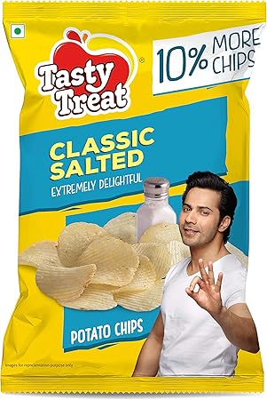 Tasty Treat Classic Salted Potato Chips 55G