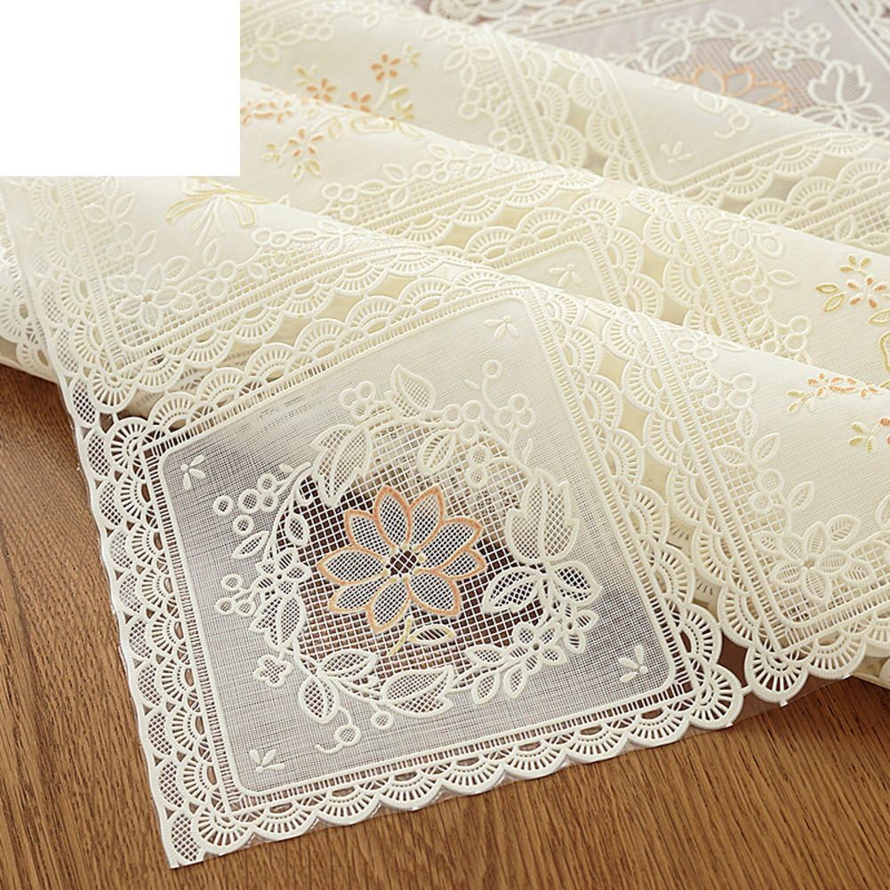 PVC oil/water proof table cloth/ stain resistant tablecloth/Soft transparent table cloth/Square table/ disposable coffee table cushions/ table cloth-L 60x138cm(24x54inch)