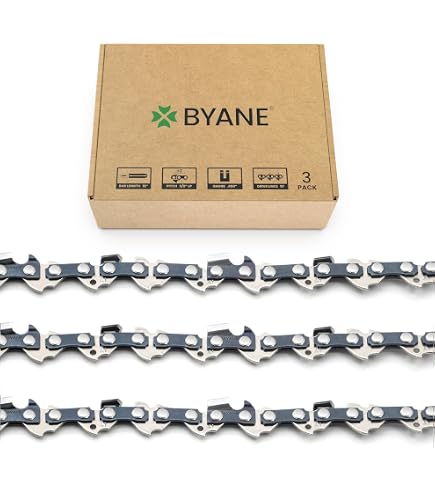 thumbnail image 2 of 6-Pack 16" Semi Chisel Chainsaw Chain For Echo CS-400, CS-370, CS-330T - 3/8" .050" 56 Drive Links 2 of 4