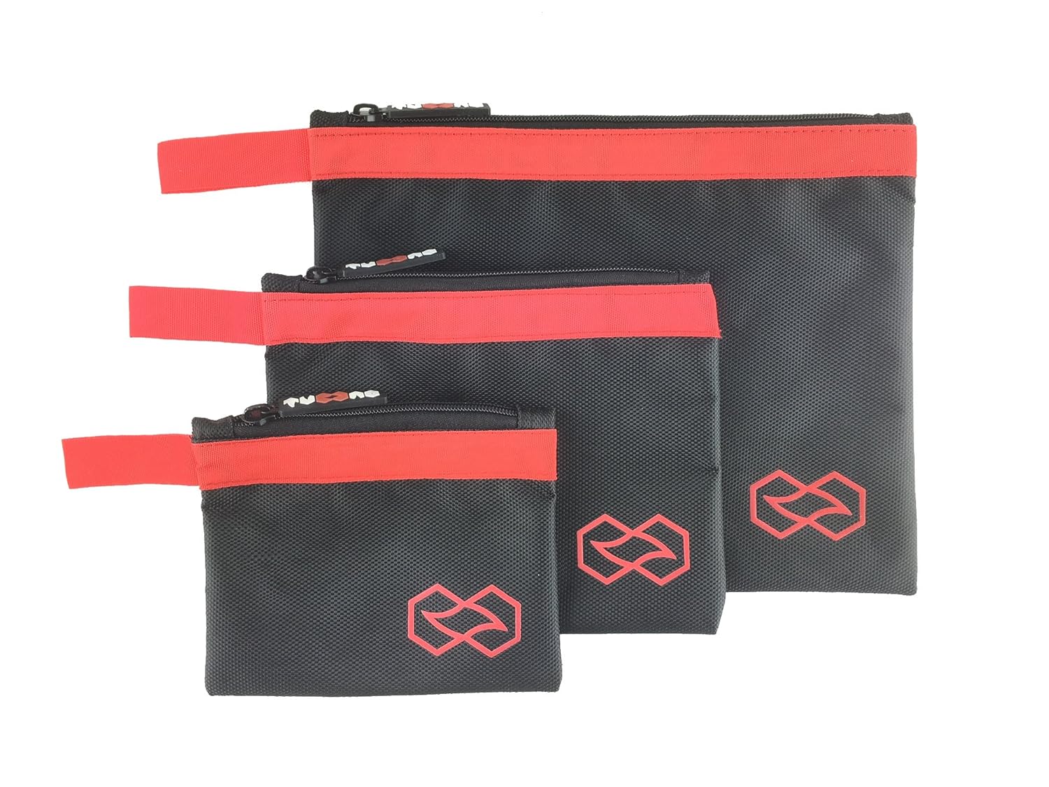 Zippered Tool Pouches Set Made of Waterproof Ballistic Nylon with