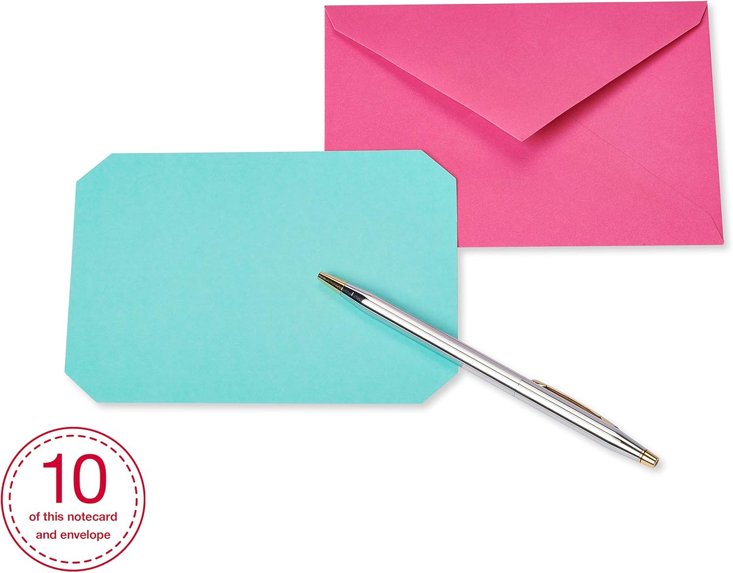 American Greetings Single Panel Blank Cards with Envelopes, Bright Blank (40-Count) - 5672276 : Office Products