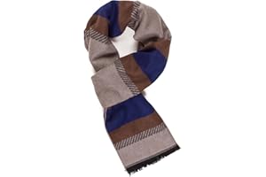 MELIFLUOS DESIGNED IN SPAIN Scarf for Men Reversible Elegant Classic Cashmere Feel Scarves for Spring Fall Winter