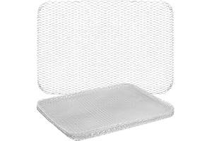 Kichvoe Disposable Grill Toppers 14.9 * 11.8Inch Aluminum BBQ Grill Mesh Mat Grill Grate Liners BBQ Grill Mesh Mats for Outdoors - 5PCS
