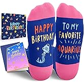HAPPYPOP Zodiac Gifts Birthday Gifts for Women Men - Astrology Constellation Horoscope Gifts, Fuzzy Space Galaxy Socks Teens