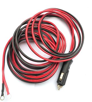 Amazon Com 12v 15a Heavy Duty Male To Male Cigarette Plug Cigarette Lighter Adapter Charger Cord With Led Lights And Fuse Protection On Both Plugs Automotive