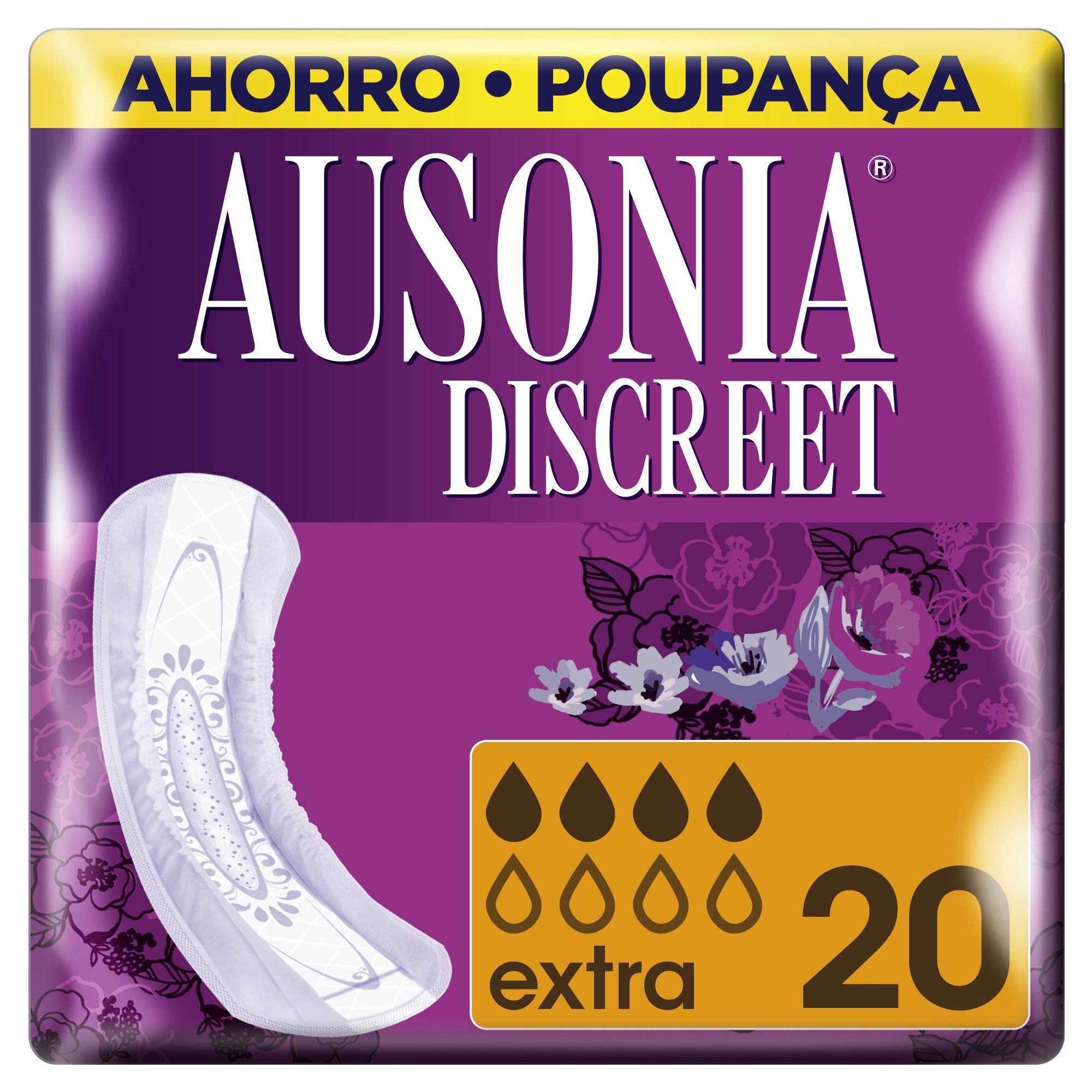 Ausonia Discreet Pads for Incontinence, Extra