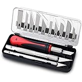 FC Precision Craft Knife Set 16 Pieces - Professional Razor Sharp Knives for Art, Hobby, Scrapbooking and Sculpture – Include