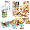 Tiger Shop Daniel Tiger Toy Set Daniel Tiger Game Bundle - 2 Pack Daniel Tiger Puzzles with Daniel Tiger Stickers & More Daniel Tiger Party Favor (Daniel Tiger Games for Kids)