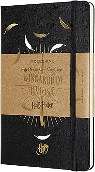 Caderno Moleskine, Edição Limitada Harry Potter, Leviosa, Pautado, Grande (13 x 21 cm)