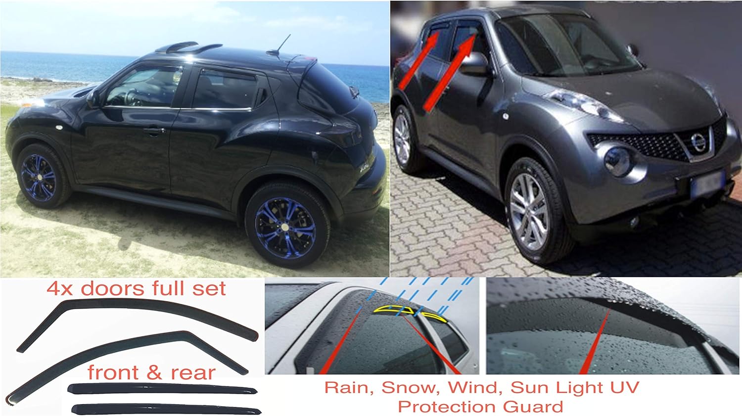 AC WOW 4x compatible with NISSAN JUKE 2010 2011 2012 2013 2014 2015