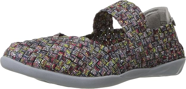 Amazon.com | Bernie Mev Women's Cuddly Mary Jane Flat | Flats