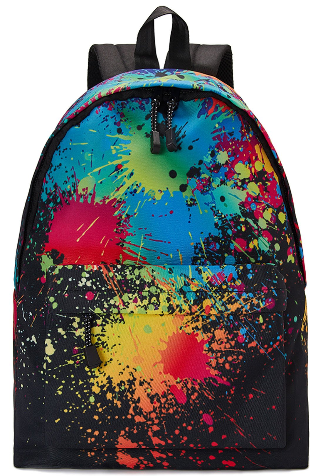 TUONROAD Teenage School Backpack 3D Printed Tiedye School Backpack Multi Pocket Printing Collection Backpack