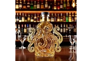 Creative Octopus-Shaped Wine Decanter & Whiskey Bottle - Mini Portable, Ideal for Home Bar Decor, Party Drink Dispenser & Uni