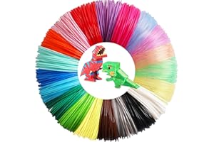 20 Colors 3D Pen PLA Filament Refills, 10 Feet Each Color, Total 200Ft 3D Printing Material by TTYT3D, Support for All 1.75mm 3D Printer / 3D Pen, Not Support for 3Doodler Pen