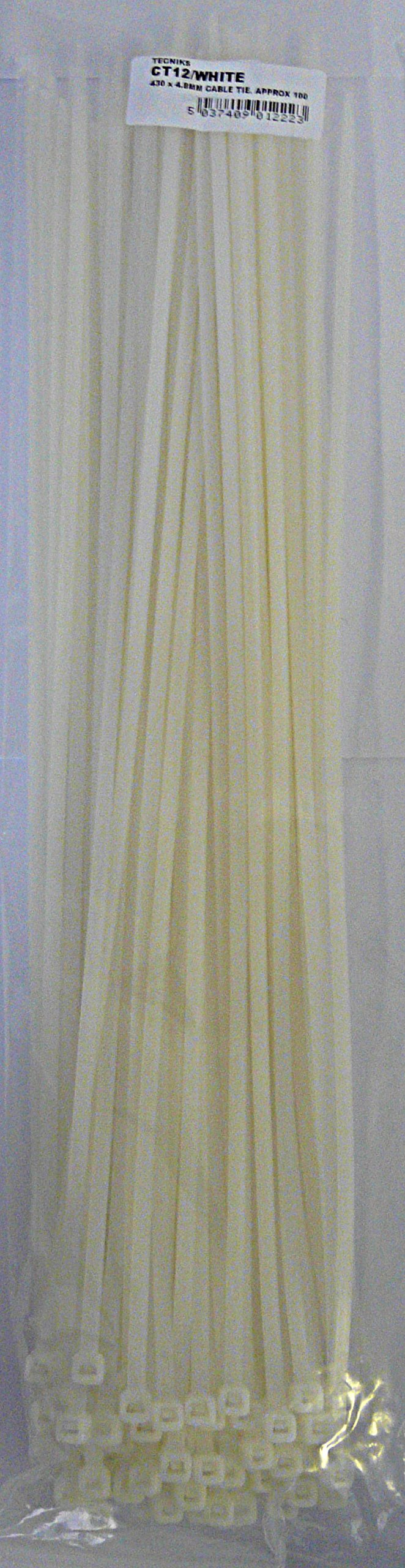 Simply Cable Ties CT12/WHITE, White