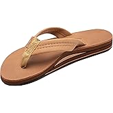 Rainbow Sandals Ladies Luxury Leather - Double Layer Arch Support with 1" Strap