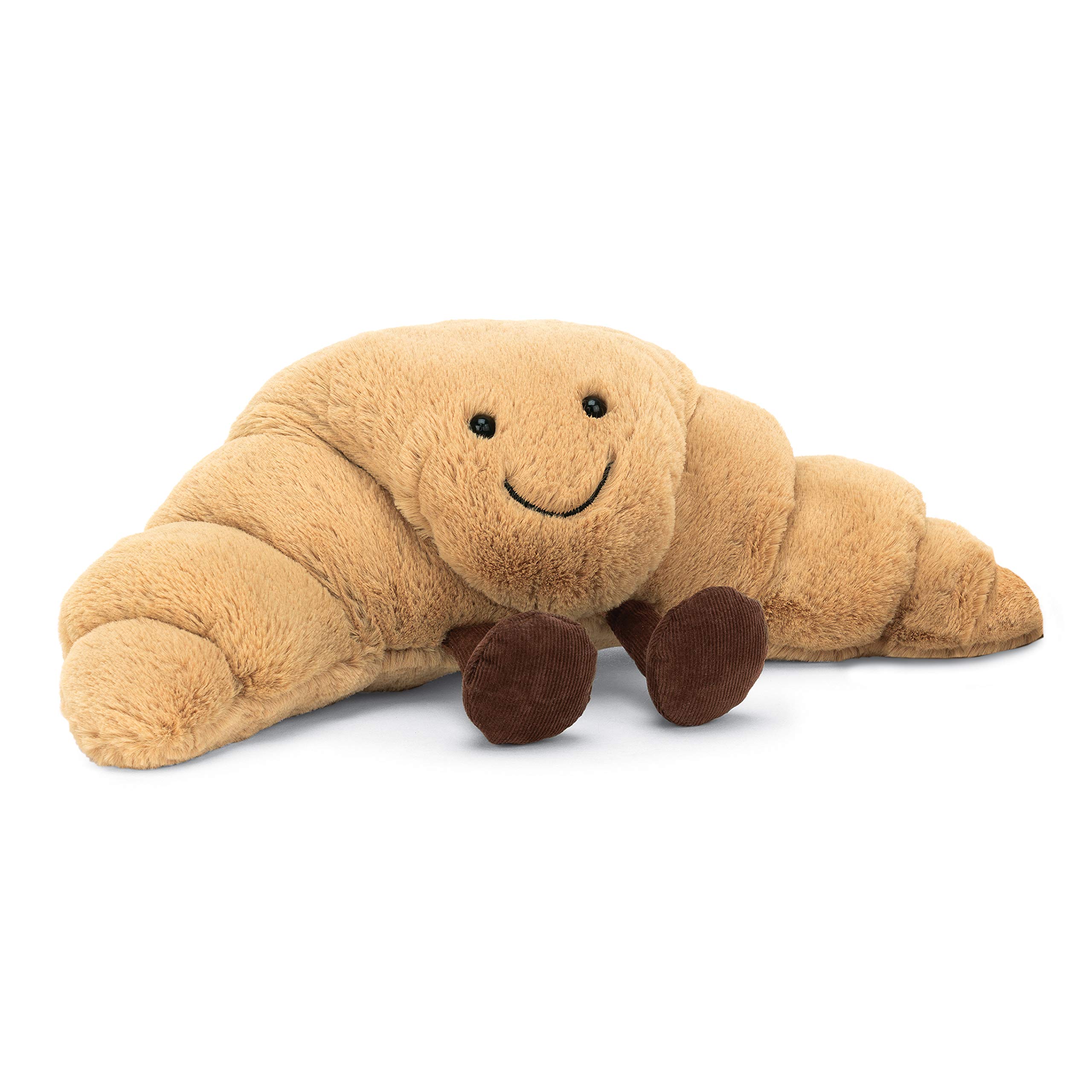 Jellycat Peluche Amuseable Croissant - L: 10 cm x l : 33 cm x H: 19 cm