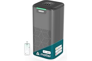 WELOV Smart Air Purifiers for Home Large Room, Smart WiFi Alexa Control, 1570 Sq. Ft. Coverage, PM2.5 Monitor, H13 True HEPA Air Purifiers for Pets Capture Pet Hair Dander Pollen Smoke Dust, P200 Pro