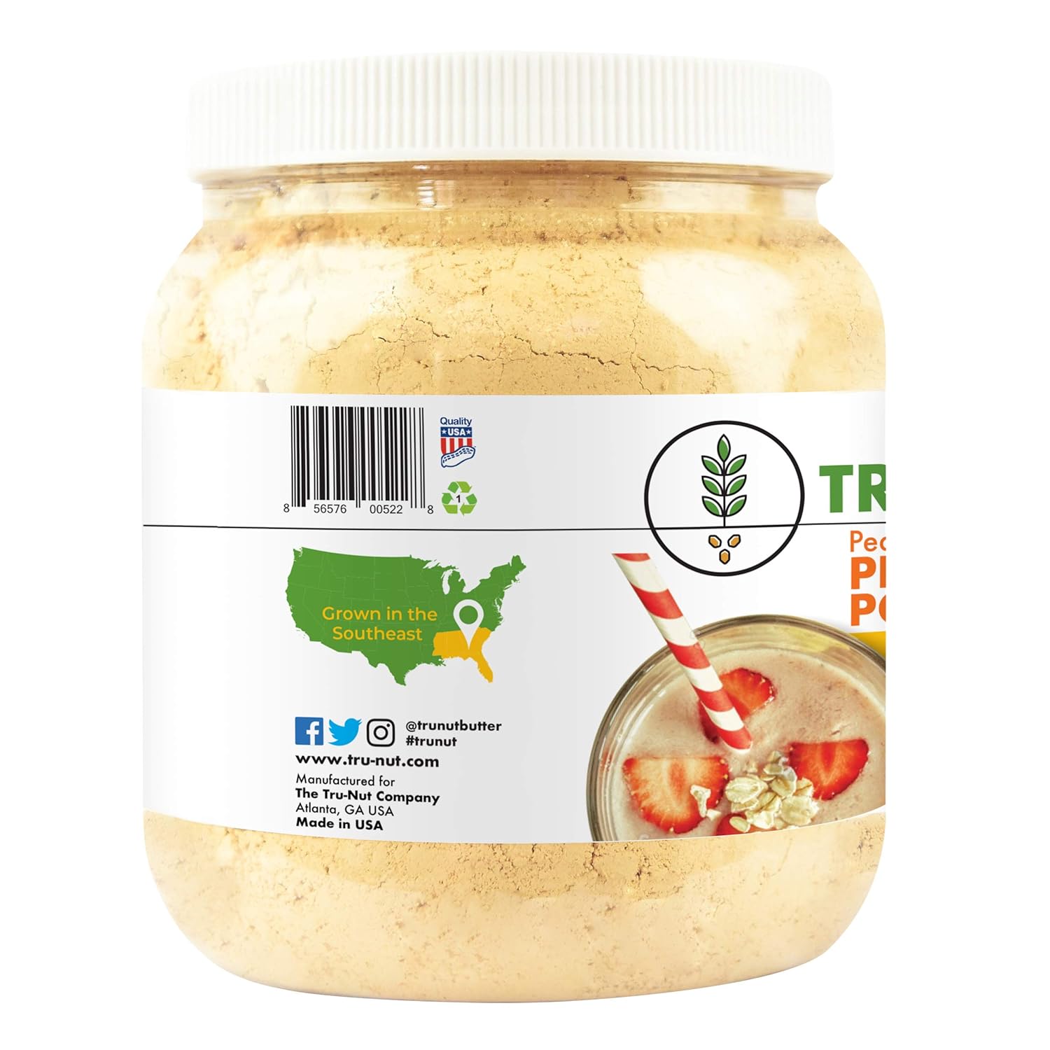 TruNut Almond Protein Powder (15 Servings, 16oz Jar) 17g Plant