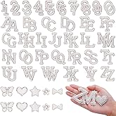 82Pcs Self Adhesive Pearl Letter Patches (A-Z),Number Patch 0-9,Glitter Pearl Letter Patches Rhinestone Applique for DIY Clothes, Bags, Shoes White