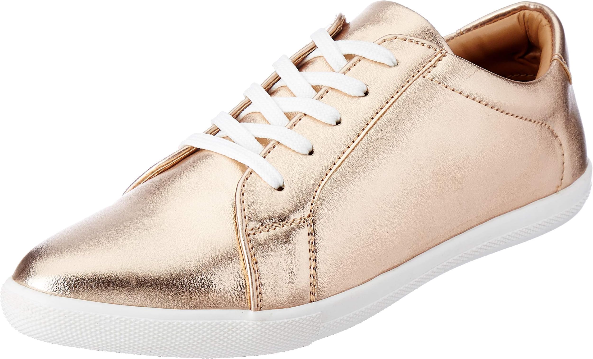 Women's Rose Gold Sneakers-7 UK/India (40 EU) (8907888282622)