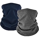 EXski Winter Neck Gaiter Warmer, Soft Fleece Face Mask Scarf for Cold Weather Skiing Cycling Outdoor Sports