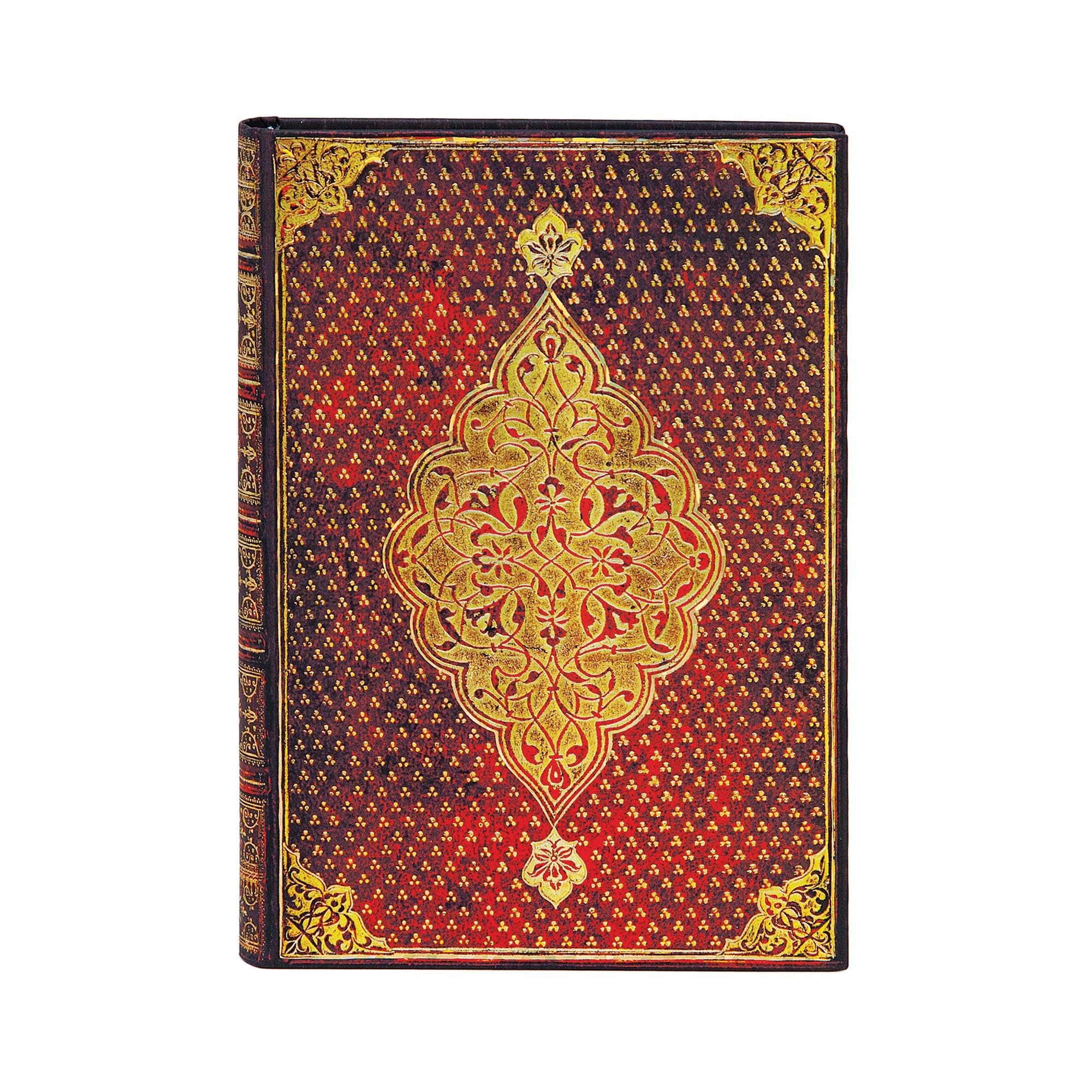 Paperblanks | Hardcover Journal | Golden Trefoil | Unlined | Midi (130 × 180 mm), PB6364-3
