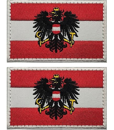 2114 Badge à coudre - Patch écusson brodé 41mmX41mm drapeau cocarde