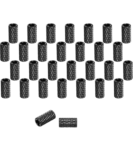 Uxcell 10-Pack M3 X 30mm Round Aluminum Standoff Spacer – Black, Female Thread, For Quadcopters & Electronics