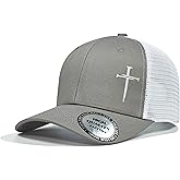 Christian Hats for Men Women,Jesus 3 Nail Cross Hat Christian Religious Gifts for Birthday/Christmas