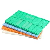 Plastic Microscope Slide Tray; 20 Capacity, Pack of 4