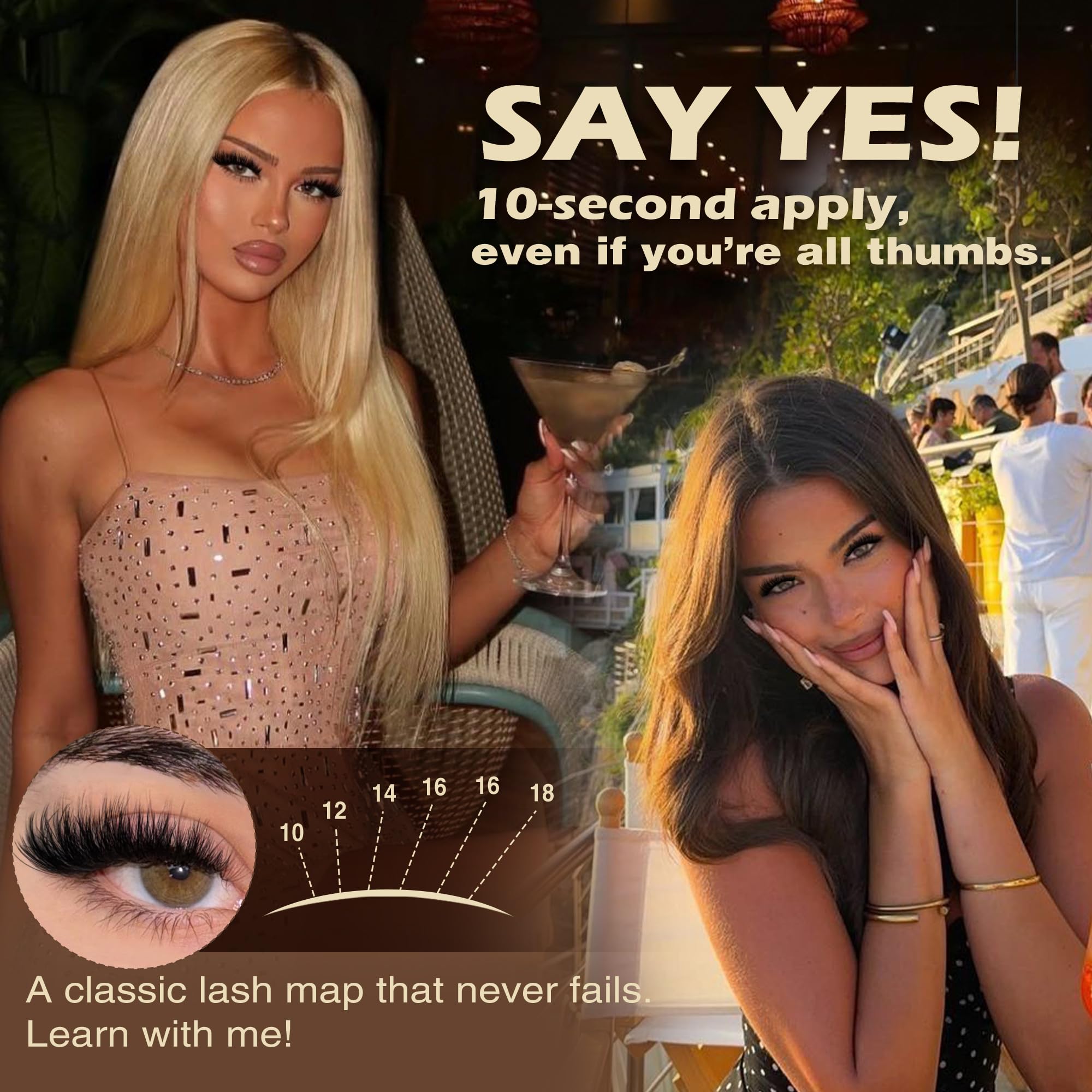 Focipeysa Lash Extension Kit Thick Eyelash Extension Kit 10-18mm Fluff Volume Lash Clusters 200D Individual Eyelashes Kit with Lashes Bond, Lashes Remover, Lash Tweezers, DIY Lash Extension