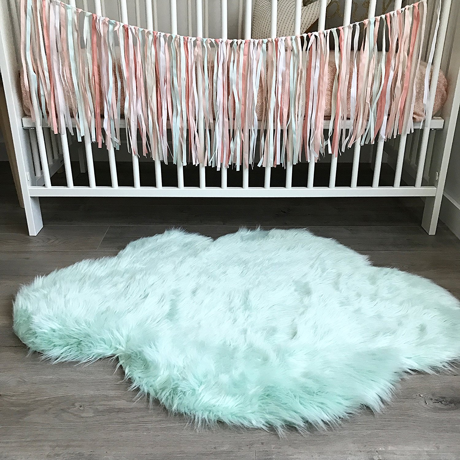 mint rug for nursery