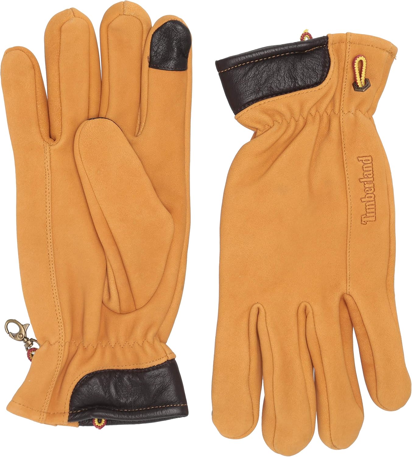 Timberland Men's Nubuck Leather Glove with Touch Tips Cold Weather