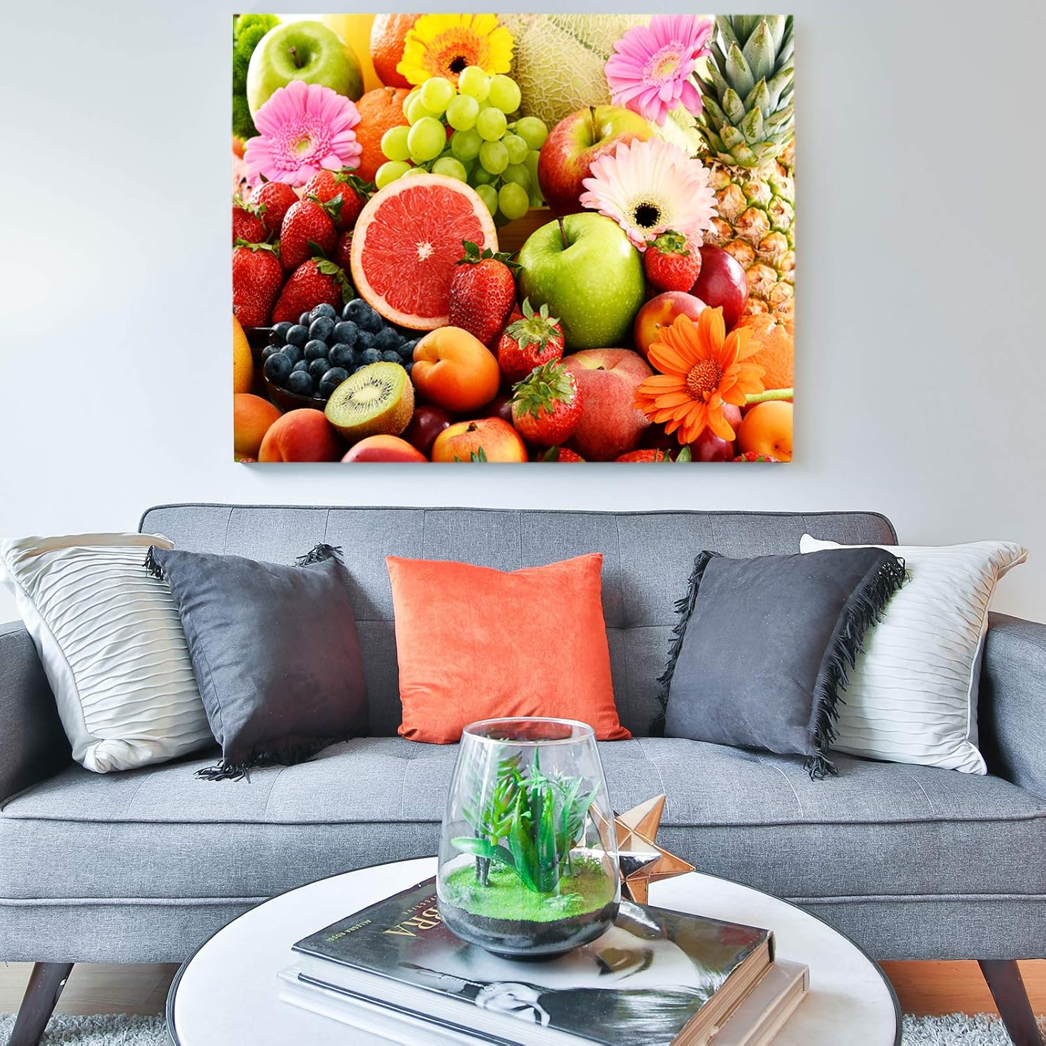 GamePath Jigsaw Puzzles - Summertime - 500 Piece Colorful Fruit Puzzle (Fruit-500pc): Toys & Games