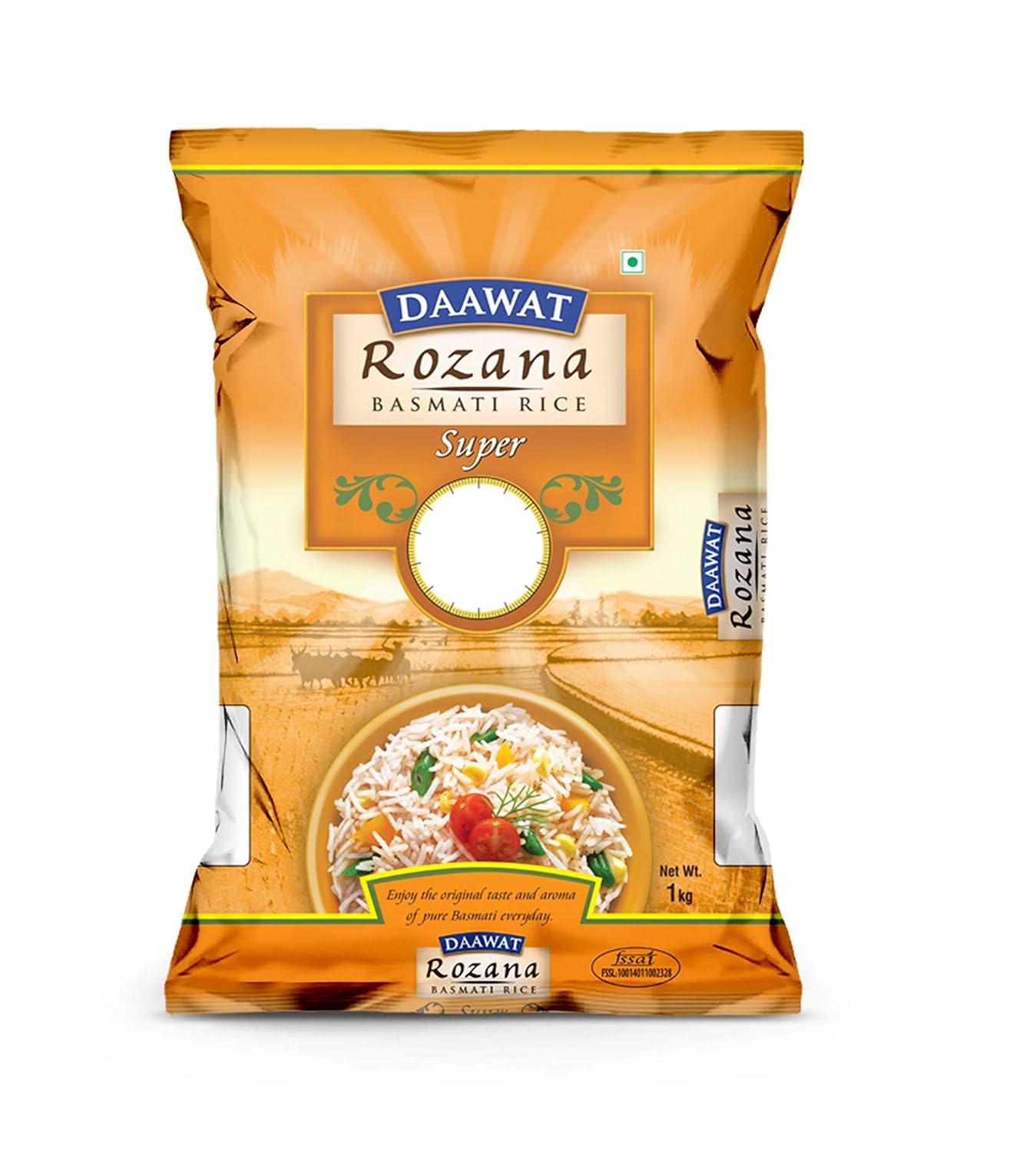 Daawat Basmati Rice, Rozana (Super), 1kg: Amazon.in ...