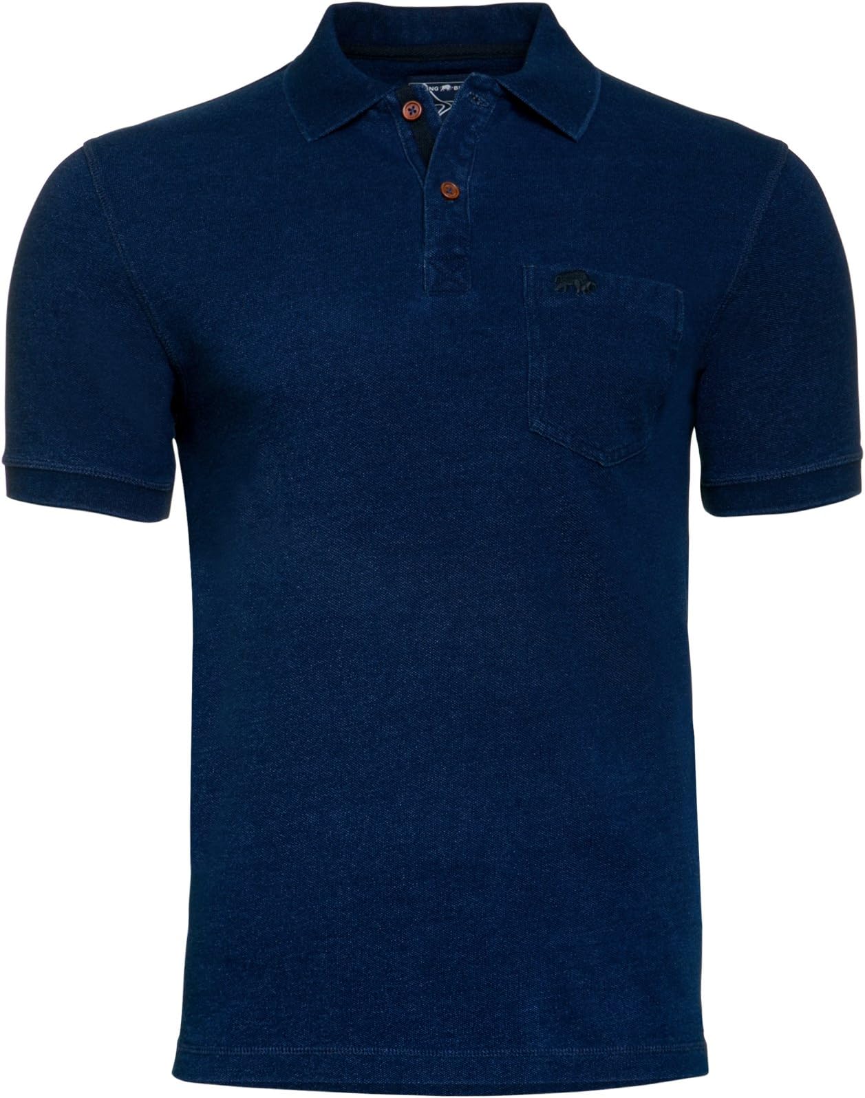 Raging Bull Men's Indigo Pocket Pique Polo Shirt