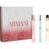 Armani Beauty - Womens Perfume Discovery Trio Set ($110 Value) - With My Way, Aqua di Gioia, & Sì - 0.3 Fl Oz Each