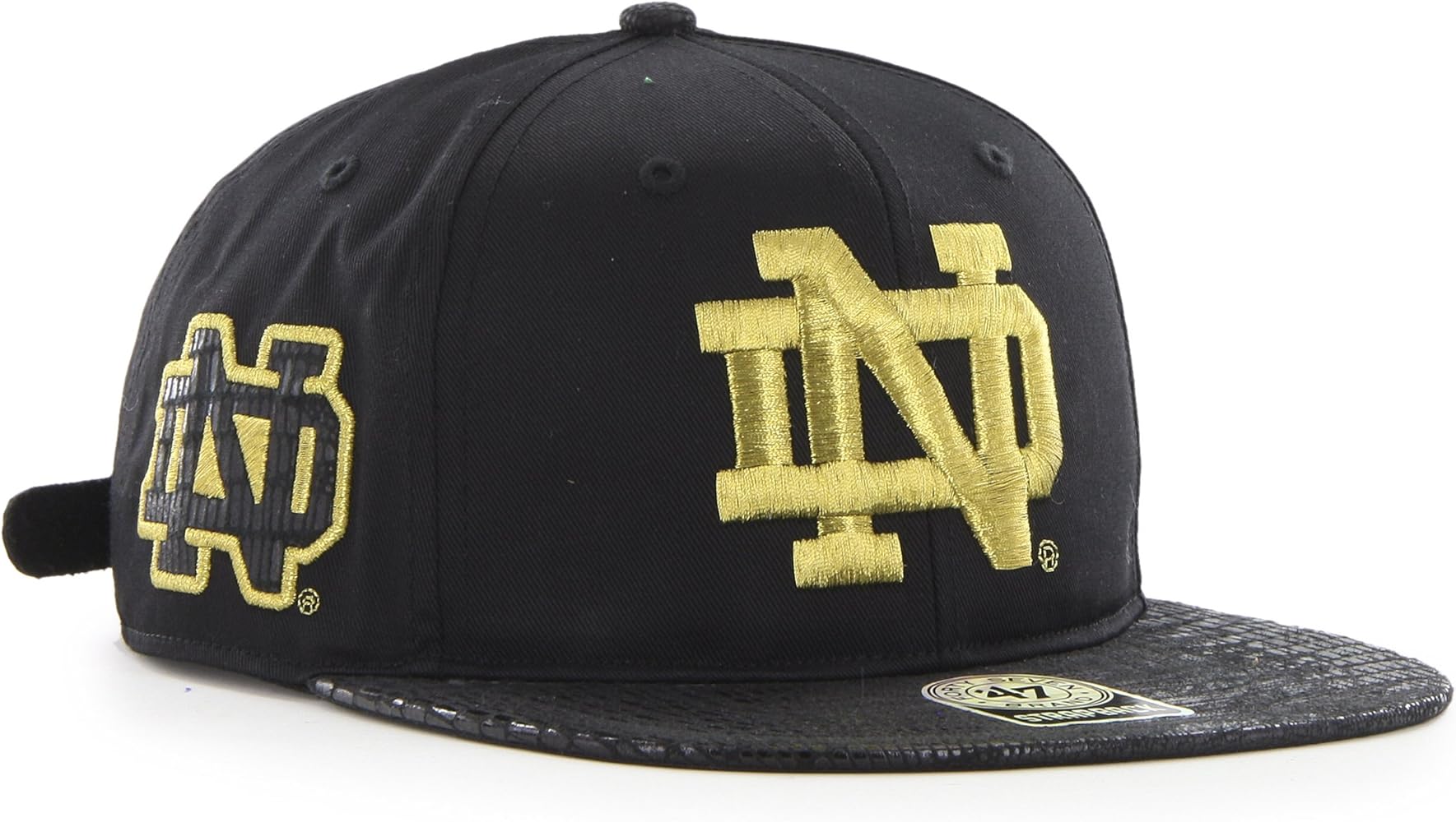 notre dame visor cap