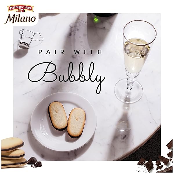 PEPPERIDGE FARM MILANO COOKIES, RASPBERRY CHOCOLATE, 7 OZ. BAG